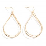 Gold Double Teardrop-Judson & Co-R3vel Threads, Women's Fashion Boutique, Located in Hudsonville, Michigan