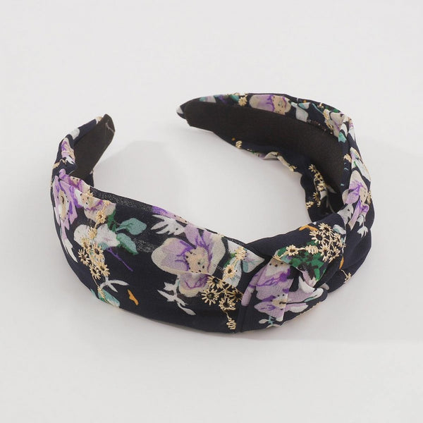 Embroidered Floral Headband-Judson & Co-R3vel Threads, Women's Fashion Boutique, Located in Hudsonville, Michigan