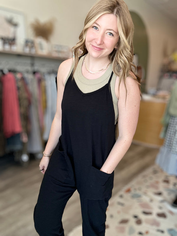 Lou Jumpsuit-Final Touch-R3vel Threads, Women's Fashion Boutique, Located in Hudsonville, Michigan