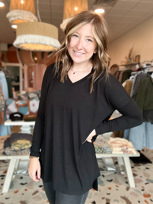 Ivy Long Sleeve-Zenana-R3vel Threads, Women's Fashion Boutique, Located in Hudsonville, Michigan