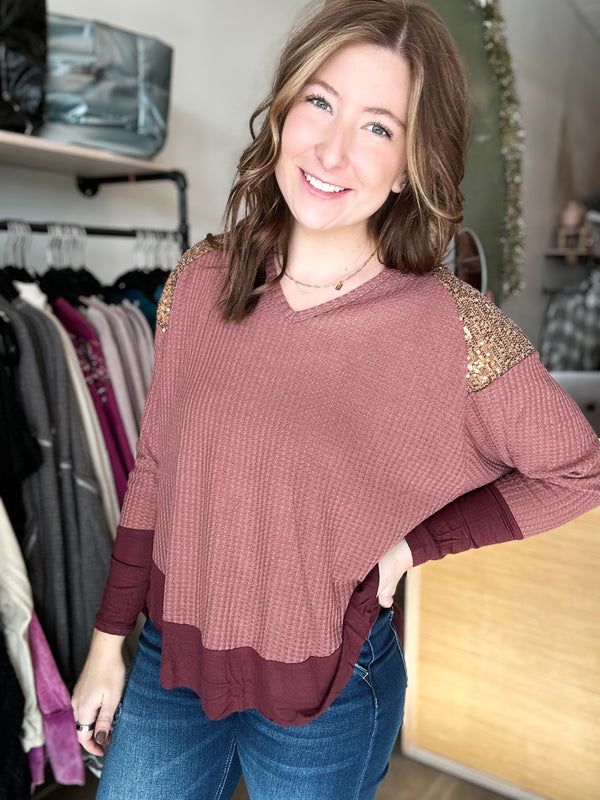 Rose Top-Umgee-R3vel Threads, Women's Fashion Boutique, Located in Hudsonville, Michigan