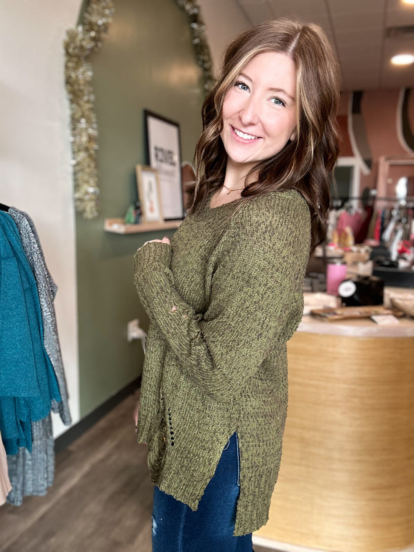 Piper Sweater-Umgee-R3vel Threads, Women's Fashion Boutique, Located in Hudsonville, Michigan