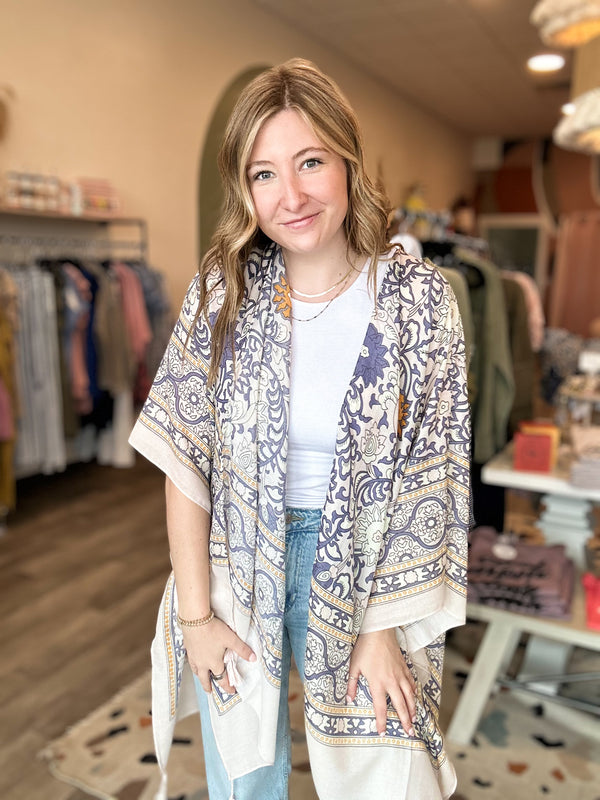 Mia Kimono-Leto Accessories-R3vel Threads, Women's Fashion Boutique, Located in Hudsonville, Michigan