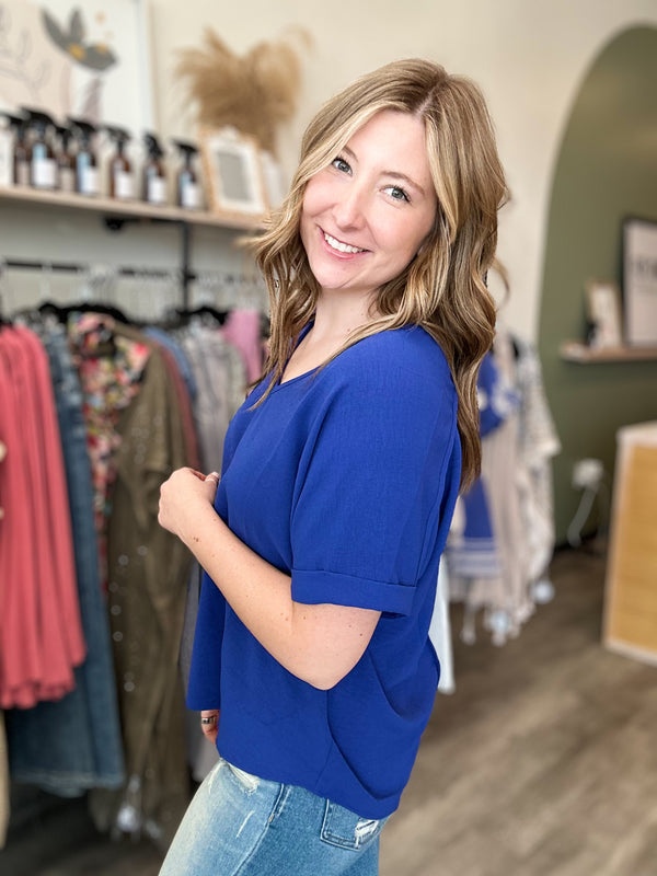 Livie Top-She+Sky-R3vel Threads, Women's Fashion Boutique, Located in Hudsonville, Michigan