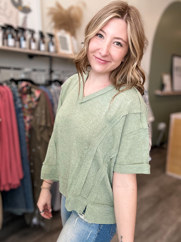 Marlow Top-She+Sky-R3vel Threads, Women's Fashion Boutique, Located in Hudsonville, Michigan