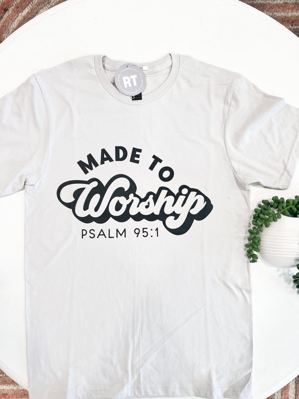Made to Worship Tee-r3velthreads-R3vel Threads, Women's Fashion Boutique, Located in Hudsonville, Michigan