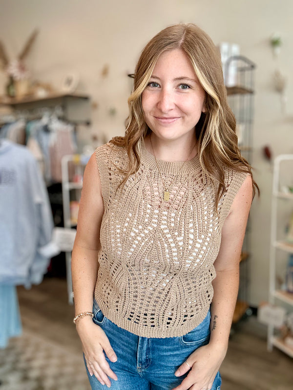 Abigail Crochet Top-Bluivy-R3vel Threads, Women's Fashion Boutique, Located in Hudsonville, Michigan