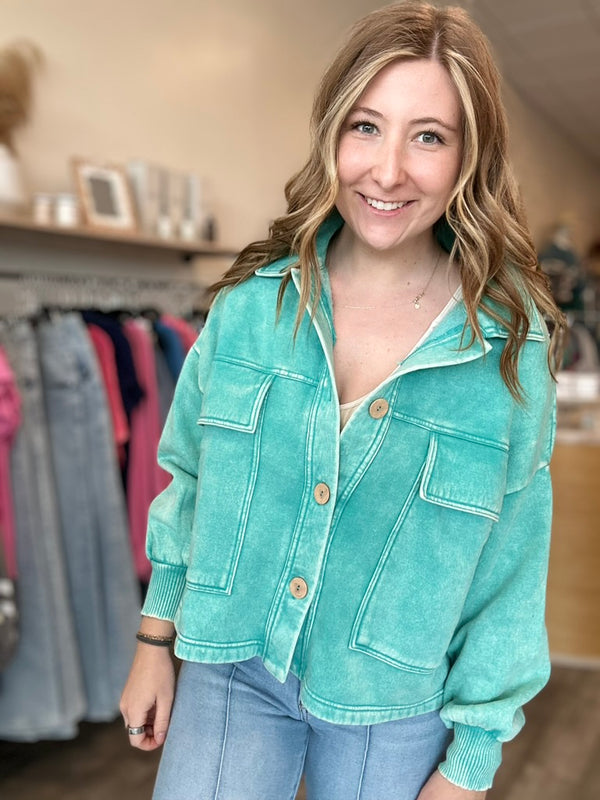 Tucker Jacket-Zenana-R3vel Threads, Women's Fashion Boutique, Located in Hudsonville, Michigan