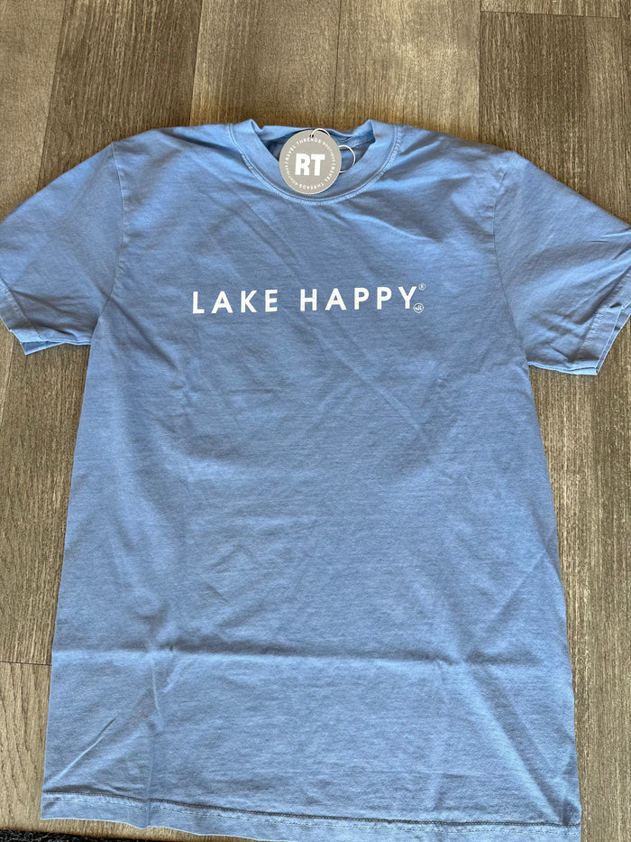 Lake Happy Tee-comfort colors-R3vel Threads, Women's Fashion Boutique, Located in Hudsonville, Michigan