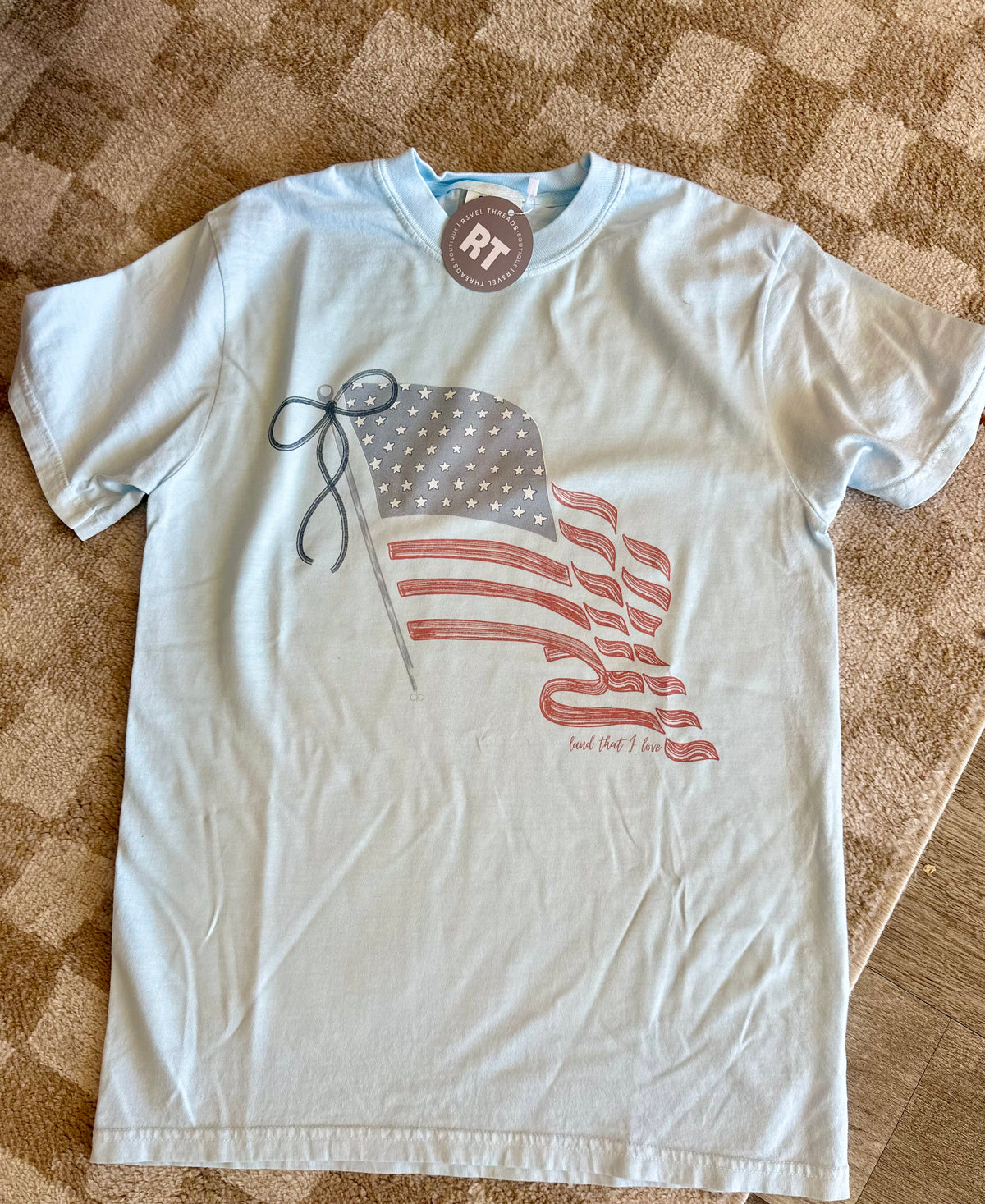 Land That I Love Tee-Whitney | Chaudoin Creations-R3vel Threads, Women's Fashion Boutique, Located in Hudsonville, Michigan