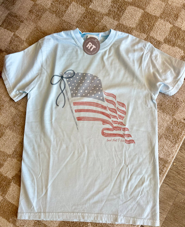 Land That I Love Tee-Whitney | Chaudoin Creations-R3vel Threads, Women's Fashion Boutique, Located in Hudsonville, Michigan
