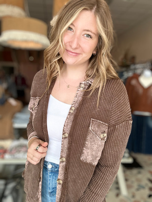 Delaney Shacket-Zenana-R3vel Threads, Women's Fashion Boutique, Located in Hudsonville, Michigan