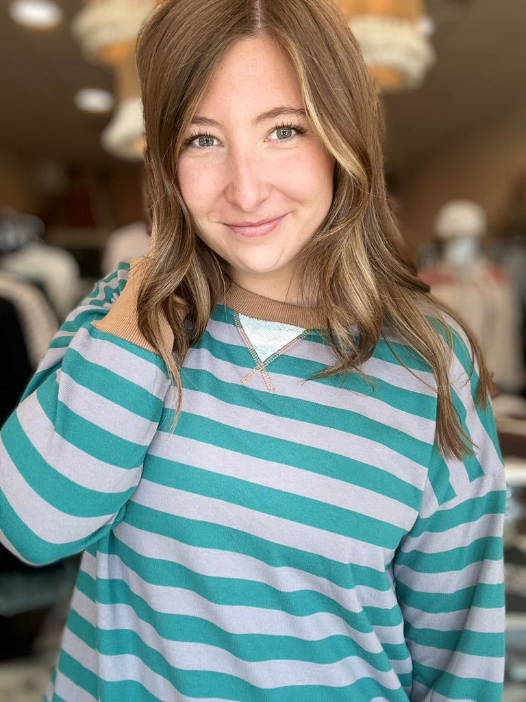 Harlee Pullover-Hem & Thread-R3vel Threads, Women's Fashion Boutique, Located in Hudsonville, Michigan