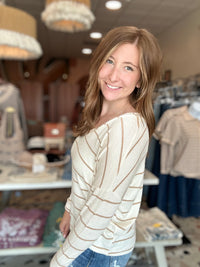 Dana Top-Blu Pepper-R3vel Threads, Women's Fashion Boutique, Located in Hudsonville, Michigan