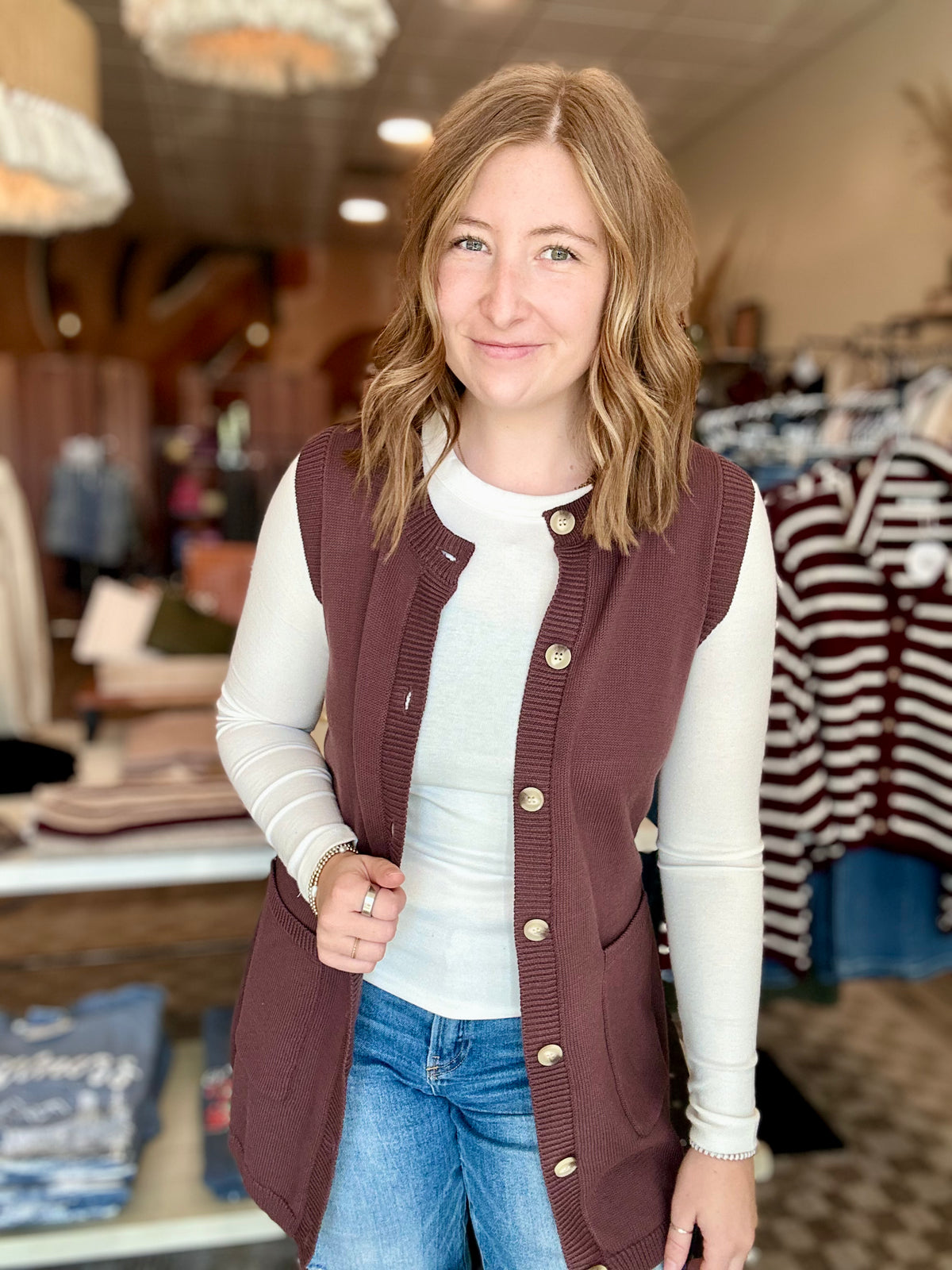 Kiara Long Vest-Be Cool-R3vel Threads, Women's Fashion Boutique, Located in Hudsonville, Michigan