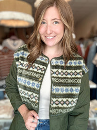 Trina Coat-Blu Pepper-R3vel Threads, Women's Fashion Boutique, Located in Hudsonville, Michigan