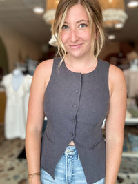 Isla Vest-mustard seed-R3vel Threads, Women's Fashion Boutique, Located in Hudsonville, Michigan