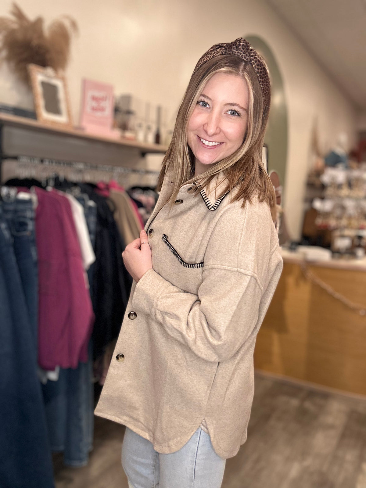 Laina Jacket-GeeGee-R3vel Threads, Women's Fashion Boutique, Located in Hudsonville, Michigan