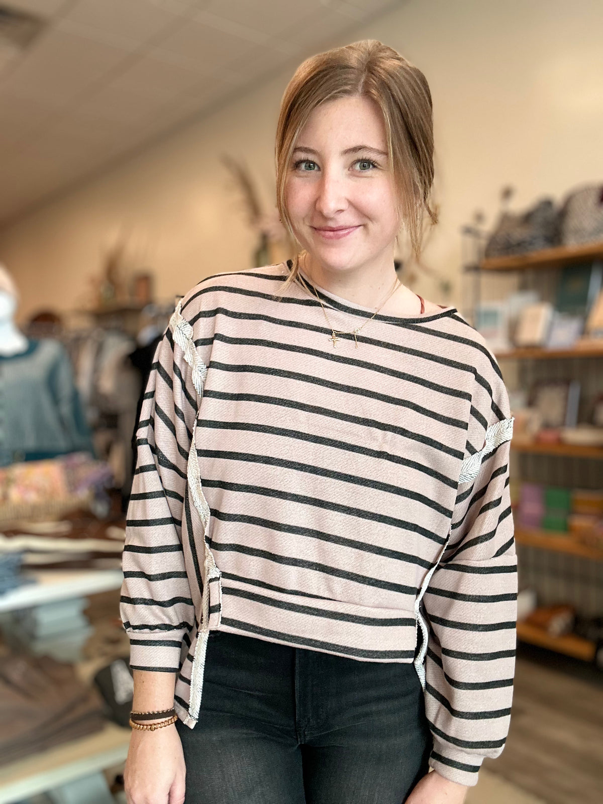 Allie Pullover-Kori-R3vel Threads, Women's Fashion Boutique, Located in Hudsonville, Michigan