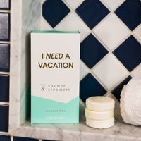 I Need a Vacation Shower Shower Steamers - Coconut Lime - Set of 8 Tabs-Chez Gagné-R3vel Threads, Women's Fashion Boutique, Located in Hudsonville, Michigan