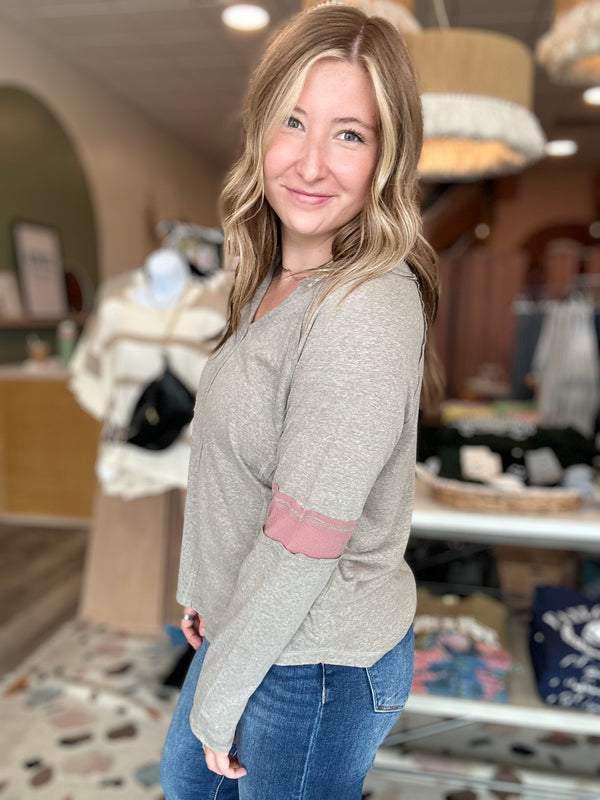 Bailey Top-Kori-R3vel Threads, Women's Fashion Boutique, Located in Hudsonville, Michigan