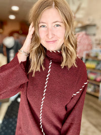 Selma Sweater Dress-Blu Pepper-R3vel Threads, Women's Fashion Boutique, Located in Hudsonville, Michigan