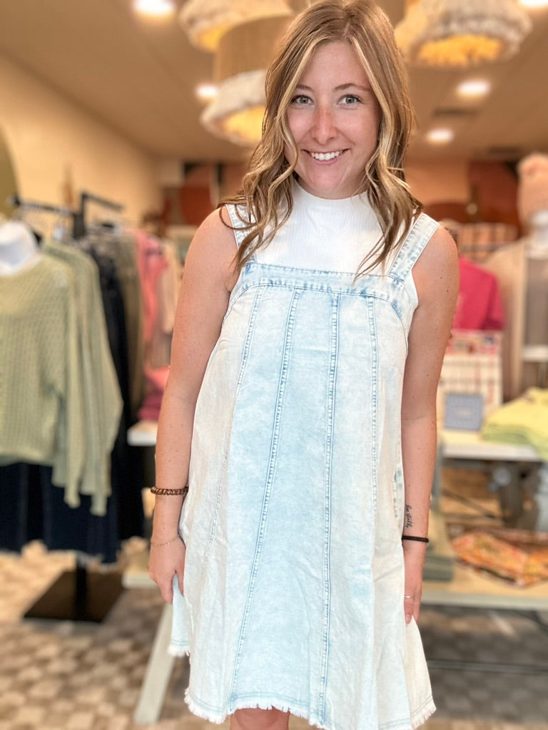 Kelli Denim Dress-New in-R3vel Threads, Women's Fashion Boutique, Located in Hudsonville, Michigan