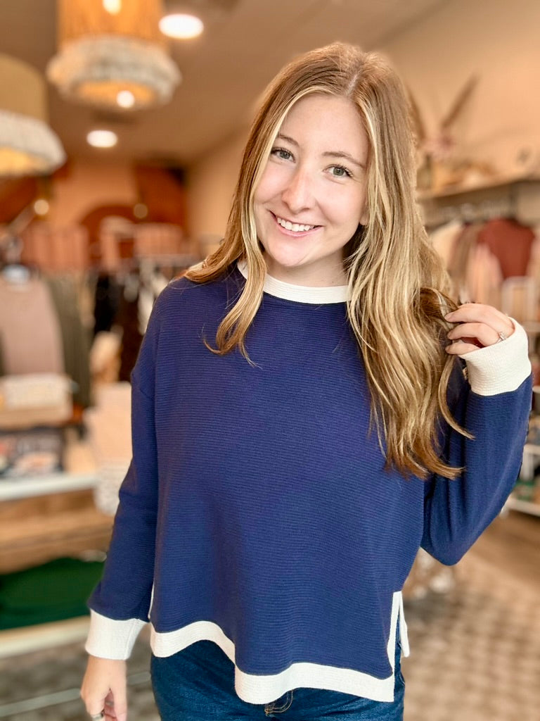 Megan Longsleeve-tres bien-R3vel Threads, Women's Fashion Boutique, Located in Hudsonville, Michigan