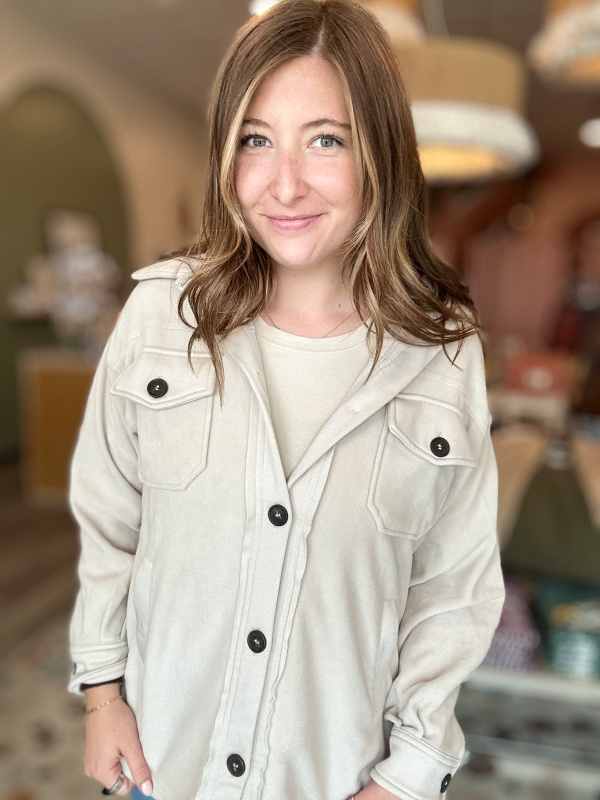 Faith Fleece Shacket-Zenana-R3vel Threads, Women's Fashion Boutique, Located in Hudsonville, Michigan