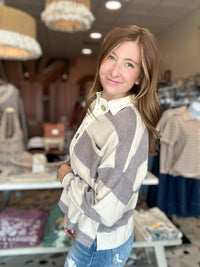 Makenna Top-Blu Pepper-R3vel Threads, Women's Fashion Boutique, Located in Hudsonville, Michigan