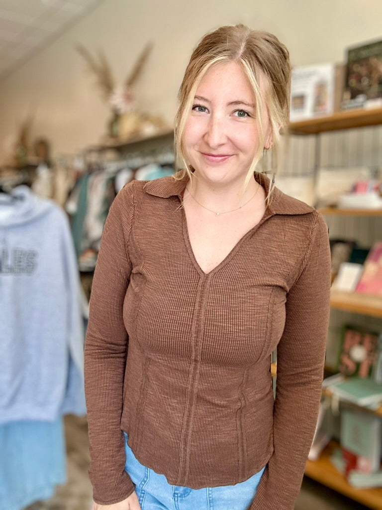Harley Longsleeve-Doe & Rae-R3vel Threads, Women's Fashion Boutique, Located in Hudsonville, Michigan