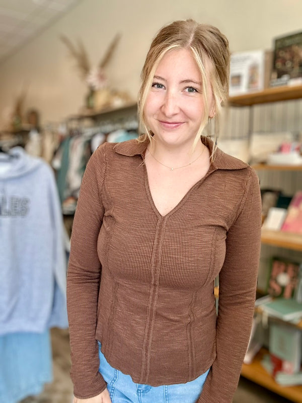 Harley Longsleeve-Doe & Rae-R3vel Threads, Women's Fashion Boutique, Located in Hudsonville, Michigan