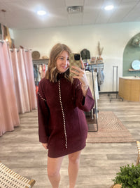 Selma Sweater Dress-Blu Pepper-R3vel Threads, Women's Fashion Boutique, Located in Hudsonville, Michigan