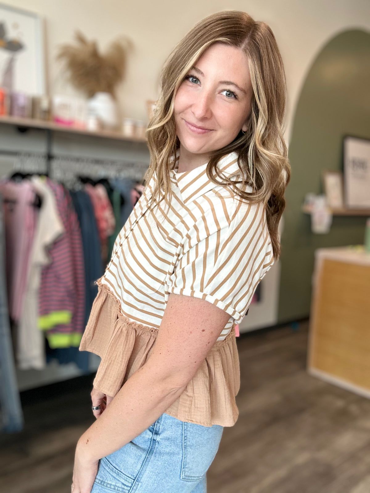 Taya Top-gilli-R3vel Threads, Women's Fashion Boutique, Located in Hudsonville, Michigan