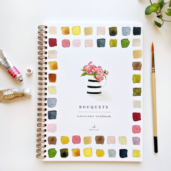 Bouquets watercolor workbook-emily lex studio-R3vel Threads, Women's Fashion Boutique, Located in Hudsonville, Michigan