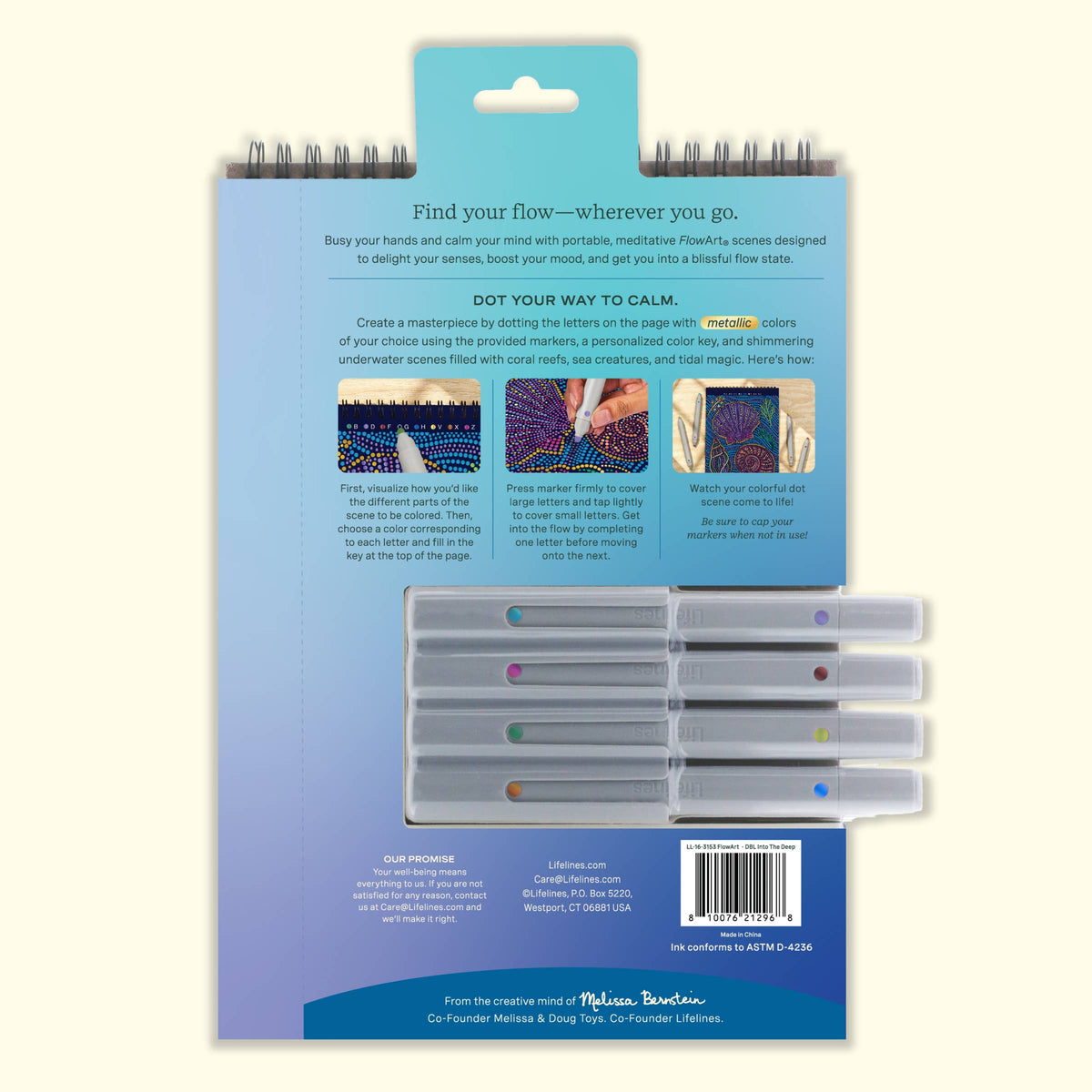 FlowArt -Into the Deep - METALLIC INK-Lifelines-R3vel Threads, Women's Fashion Boutique, Located in Hudsonville, Michigan