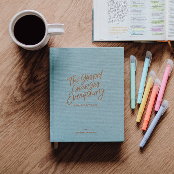 The Gospel Changes Everything | 365-Day Devotional-The Daily Grace Co-R3vel Threads, Women's Fashion Boutique, Located in Hudsonville, Michigan