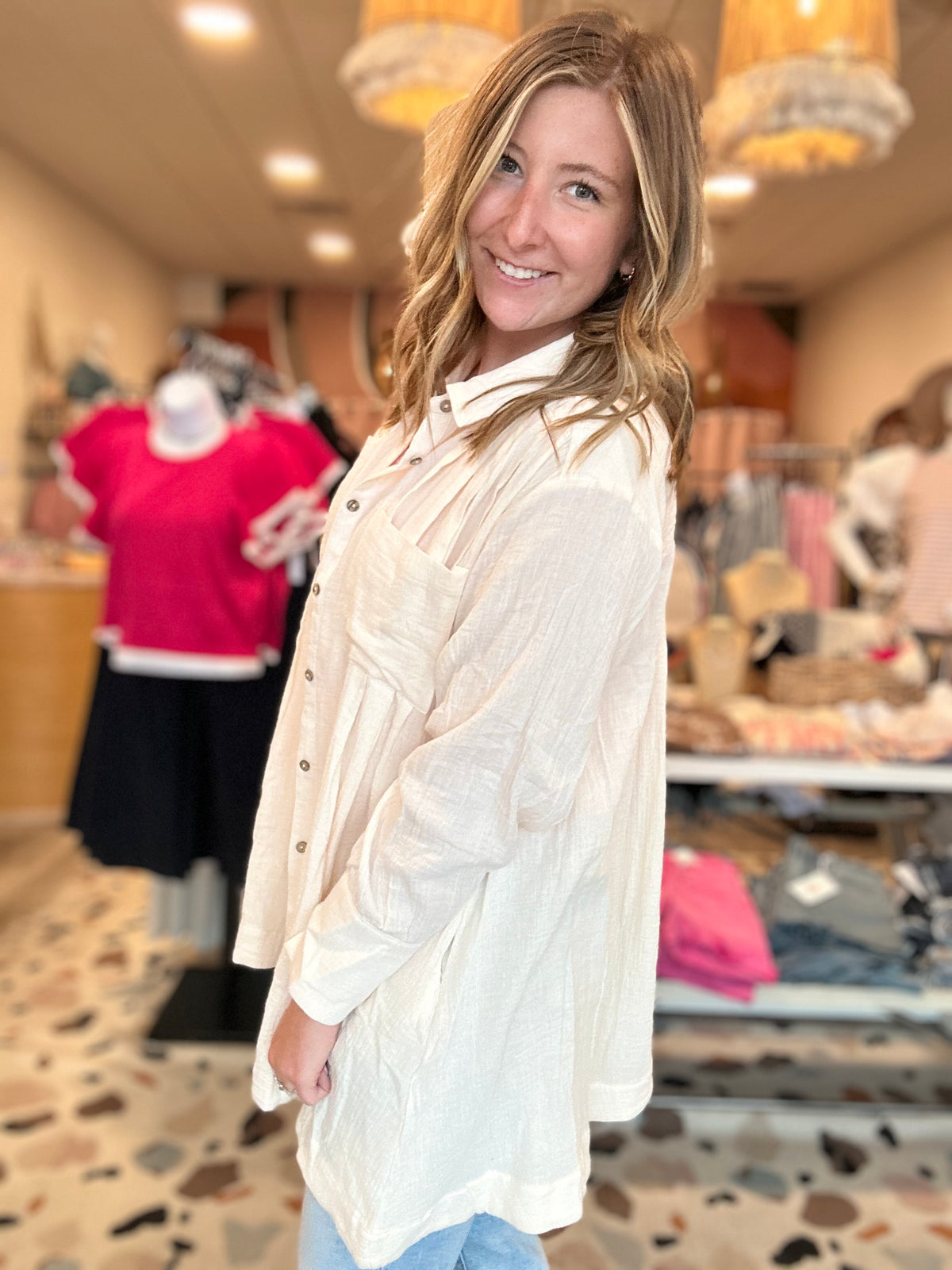 Marlow Tunic-Bluivy-R3vel Threads, Women's Fashion Boutique, Located in Hudsonville, Michigan