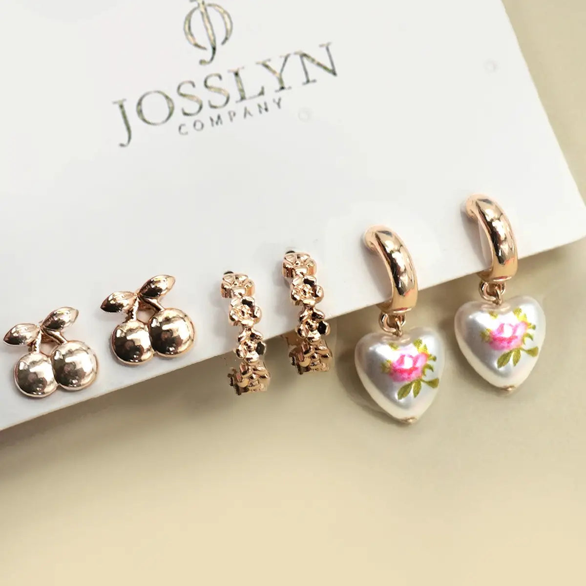 Cherry Floral Trio-JOSSLYN by wall to wall-R3vel Threads, Women's Fashion Boutique, Located in Hudsonville, Michigan