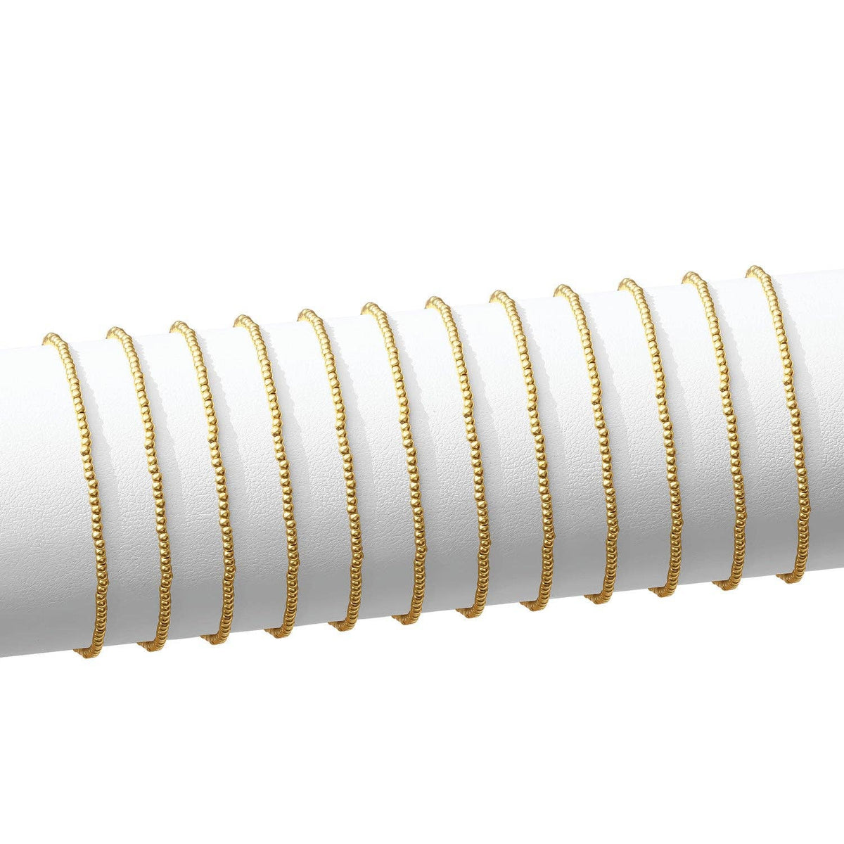 2mm Stretch Bead Bracelet-Splendid Iris-R3vel Threads, Women's Fashion Boutique, Located in Hudsonville, Michigan