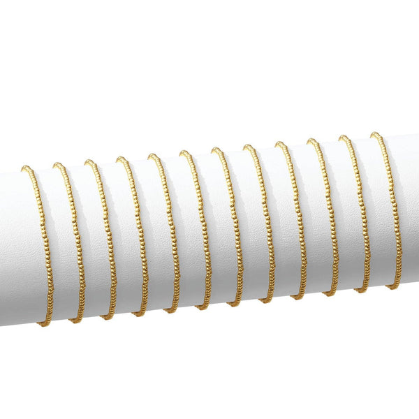 2mm Stretch Bead Bracelet-Splendid Iris-R3vel Threads, Women's Fashion Boutique, Located in Hudsonville, Michigan