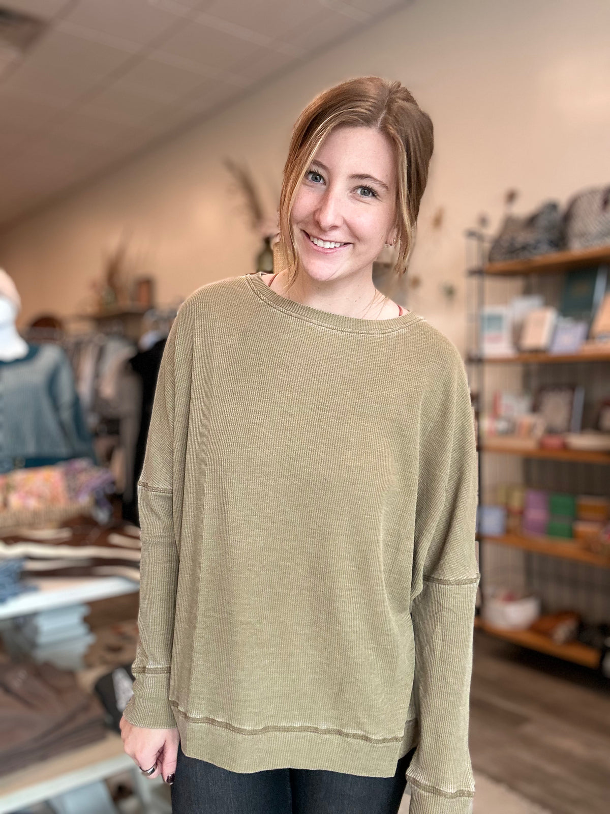 Lizzie Top-mono b-R3vel Threads, Women's Fashion Boutique, Located in Hudsonville, Michigan