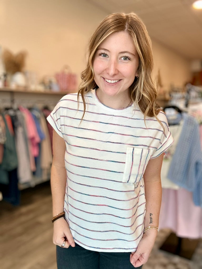 Casey Top-Sew in Love-R3vel Threads, Women's Fashion Boutique, Located in Hudsonville, Michigan