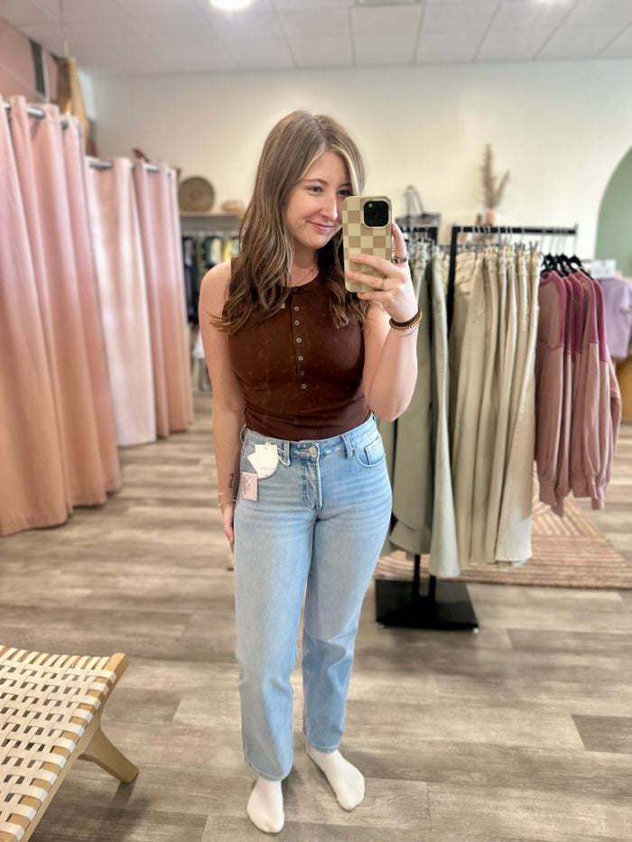 Renee Straight Denim-Risen-R3vel Threads, Women's Fashion Boutique, Located in Hudsonville, Michigan