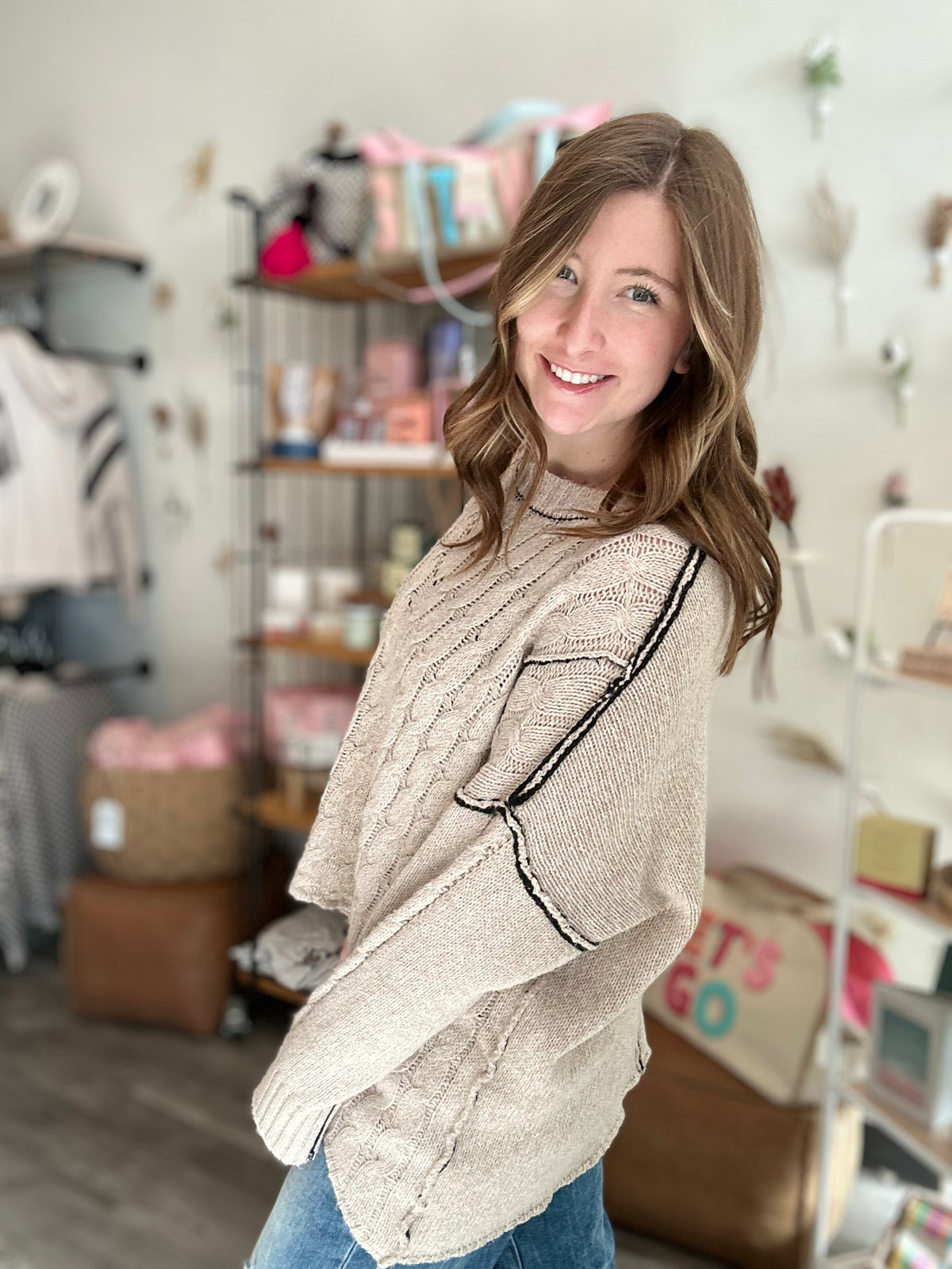 Jamie Sweater-kori-R3vel Threads, Women's Fashion Boutique, Located in Hudsonville, Michigan