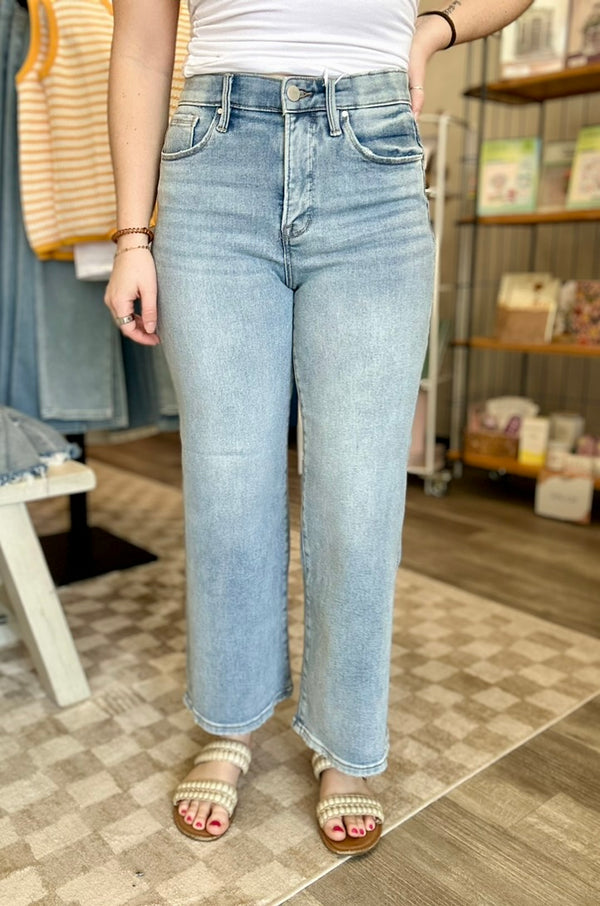 Kylie High Rise Crop-Risen-R3vel Threads, Women's Fashion Boutique, Located in Hudsonville, Michigan