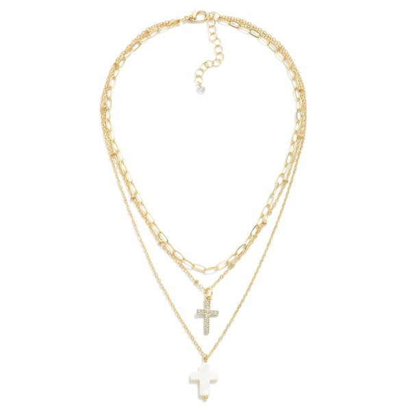 Triple Chain Cross-Judson & Co-R3vel Threads, Women's Fashion Boutique, Located in Hudsonville, Michigan