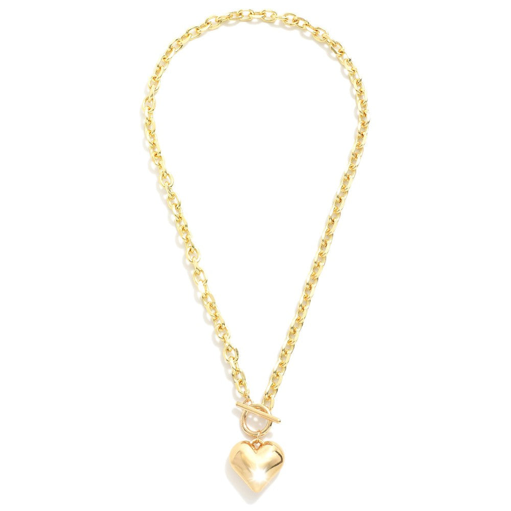 Bubble Heart Necklace-Judson & Co-R3vel Threads, Women's Fashion Boutique, Located in Hudsonville, Michigan