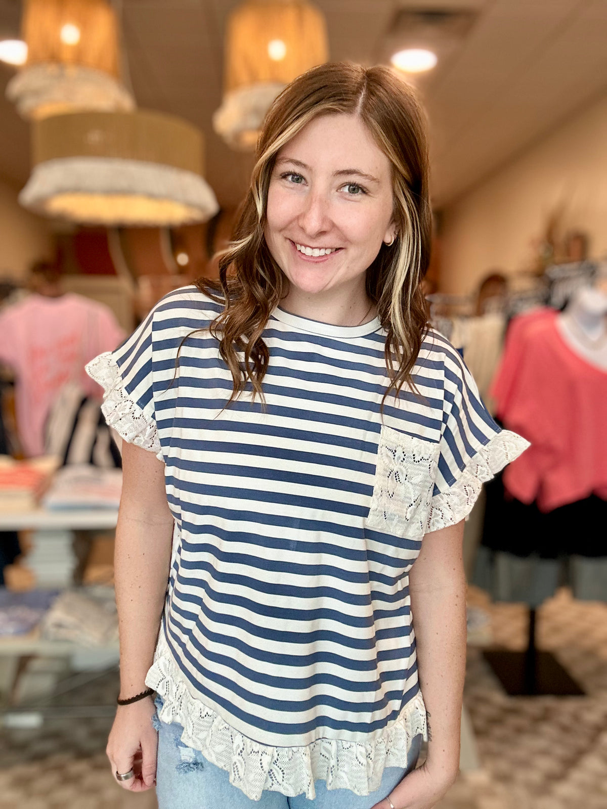 Julie Top-mello-R3vel Threads, Women's Fashion Boutique, Located in Hudsonville, Michigan