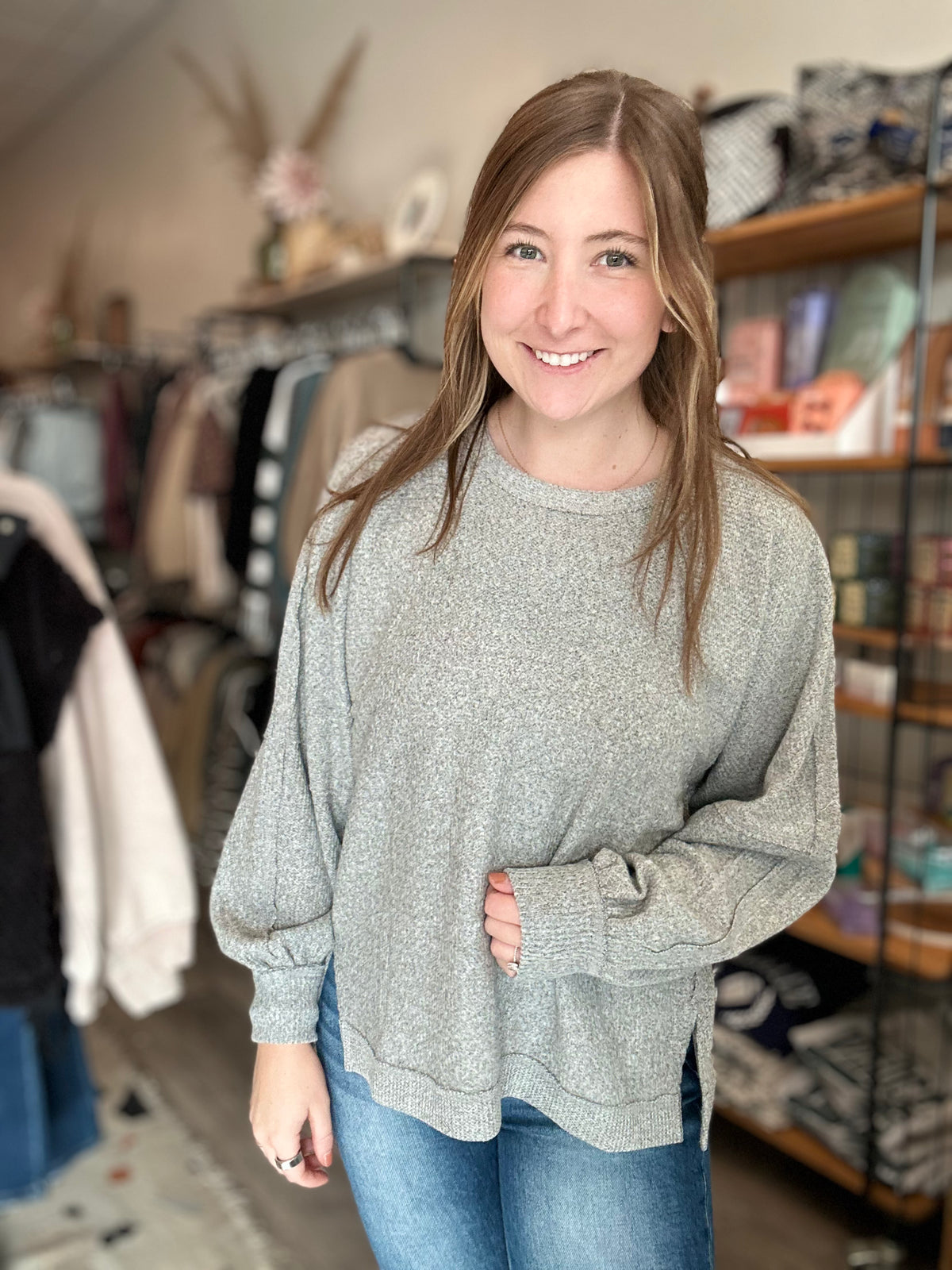 Gina Pullover-Double Zero-R3vel Threads, Women's Fashion Boutique, Located in Hudsonville, Michigan